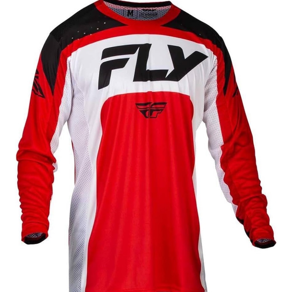 NWT Fly Racing 377-722X Lite Jersey Red/White/Black XL